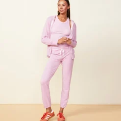 MONROW Supersoft Zip Up Hoody PINKLAVENDER Fashion